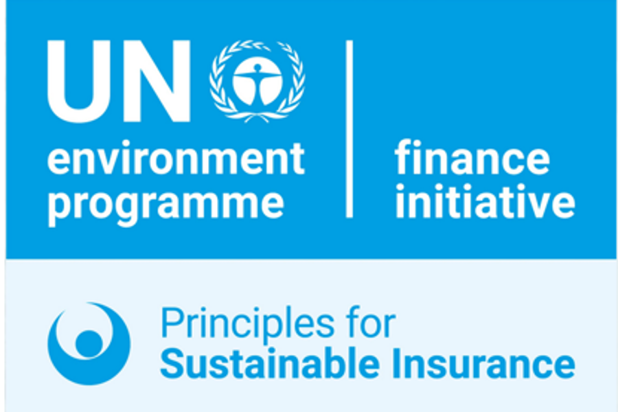 UNEP-Logo: Die PSI wurden von der Finanz-Initiative des Umweltprogramms der Vereinten Nationen (United Nations Environment Programme Finance Initiative, UNEP FI) entwickelt