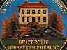 Feuerversicherungsschild von 1850: Deutsche Feuerversicherung Gotha